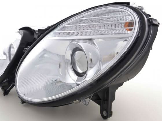 Mercedes Benz E-Class (211) Chrome Headlight Set (2006-2008)