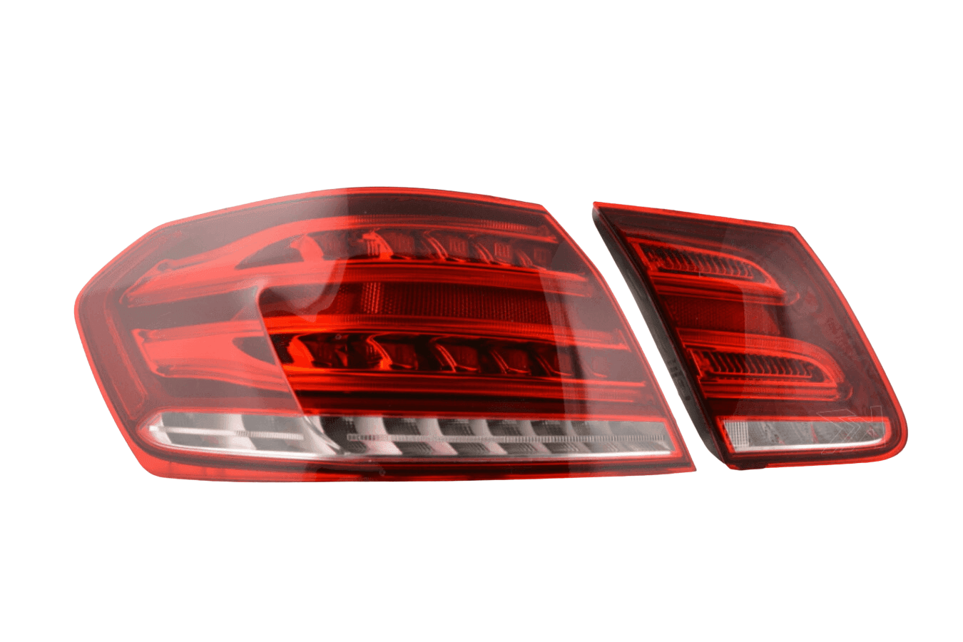 Mercedes Benz E-Class (212) Sedan Red, OE Style LED Taillights Set (2013-2016)