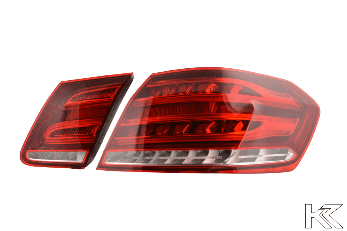 Mercedes Benz E-Class (212) Sedan Red, OE Style LED Taillights Set (2013-2016)