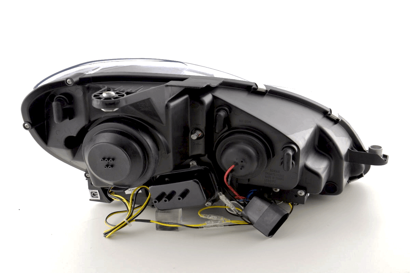 Mercedes W204 C-Class Chrome LED Headlights with DRL (2011 - 2014)