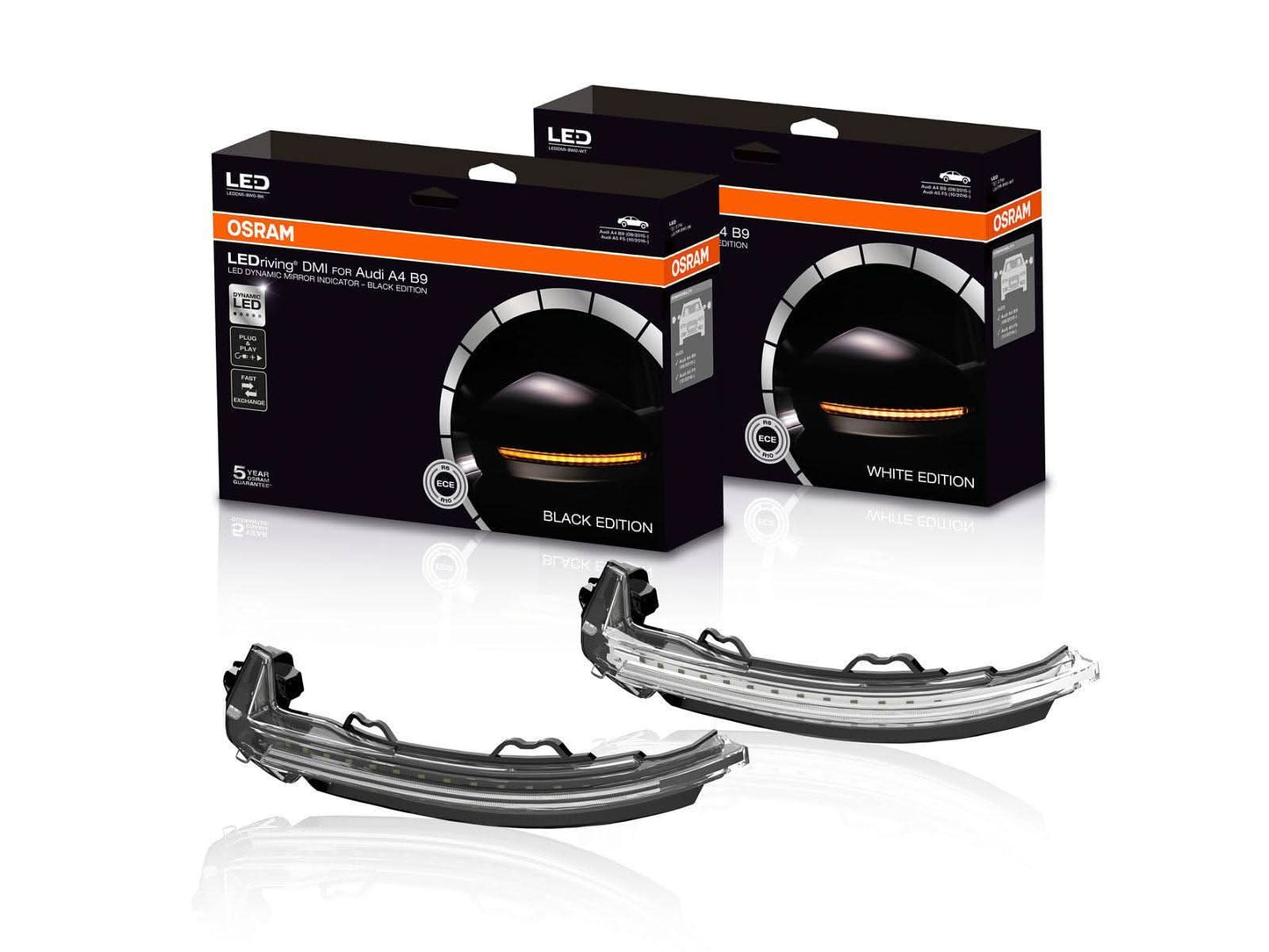 OSRAM LEDriving® Dynamic LED mirror indicators Audi A4 B9 + Audi A5 F5