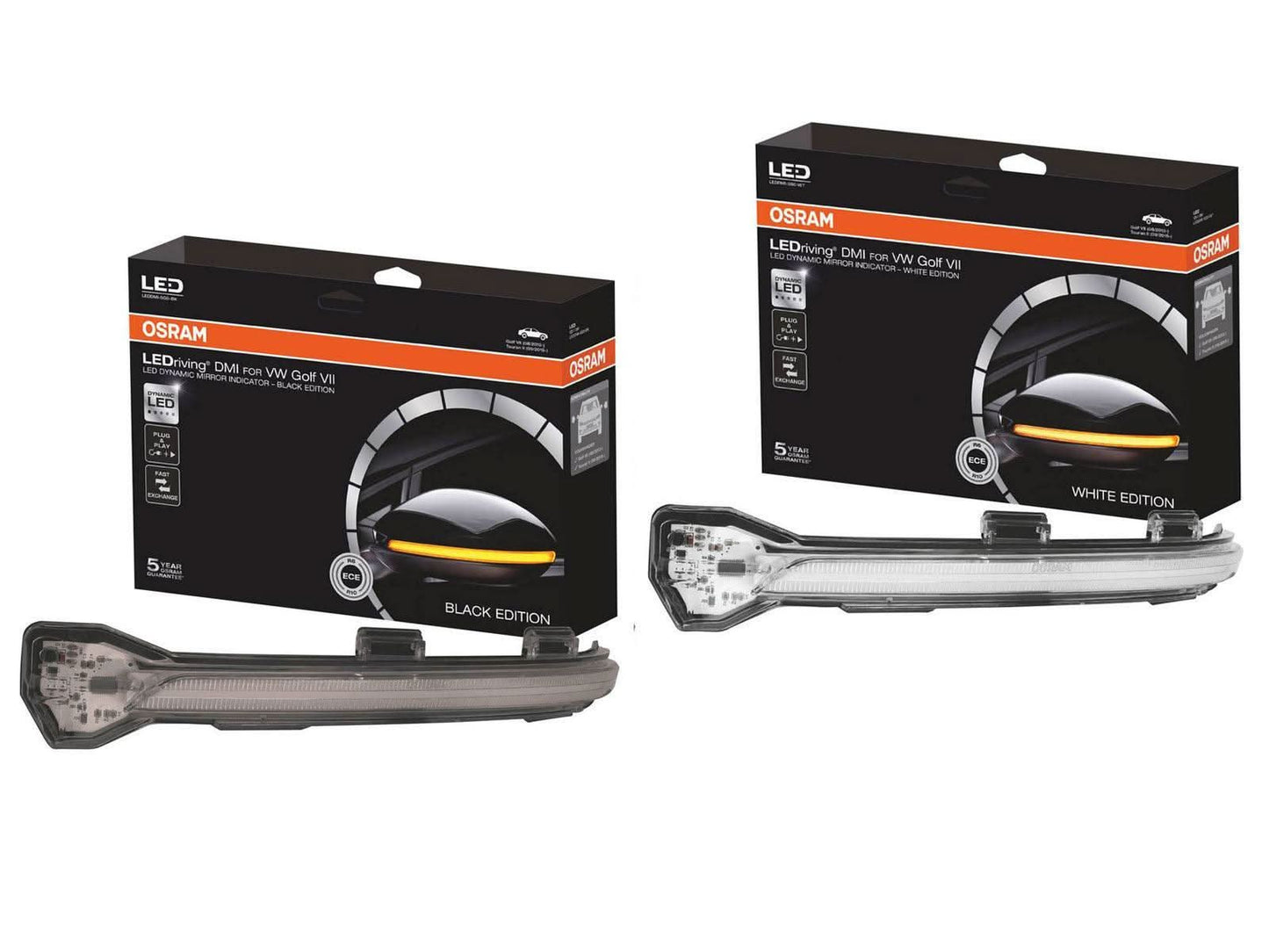 OSRAM LEDriving® dynamic LED mirror indicators VW Golf 7 Touran 2