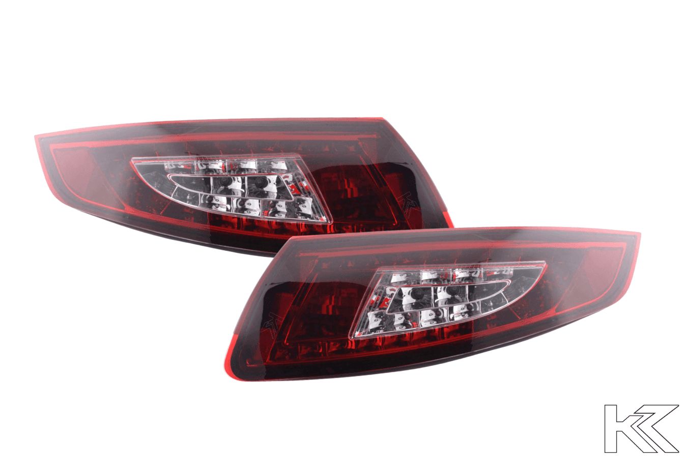Porsche 911 (997) Red/Smoked LED Tail Lights (2005-2009)