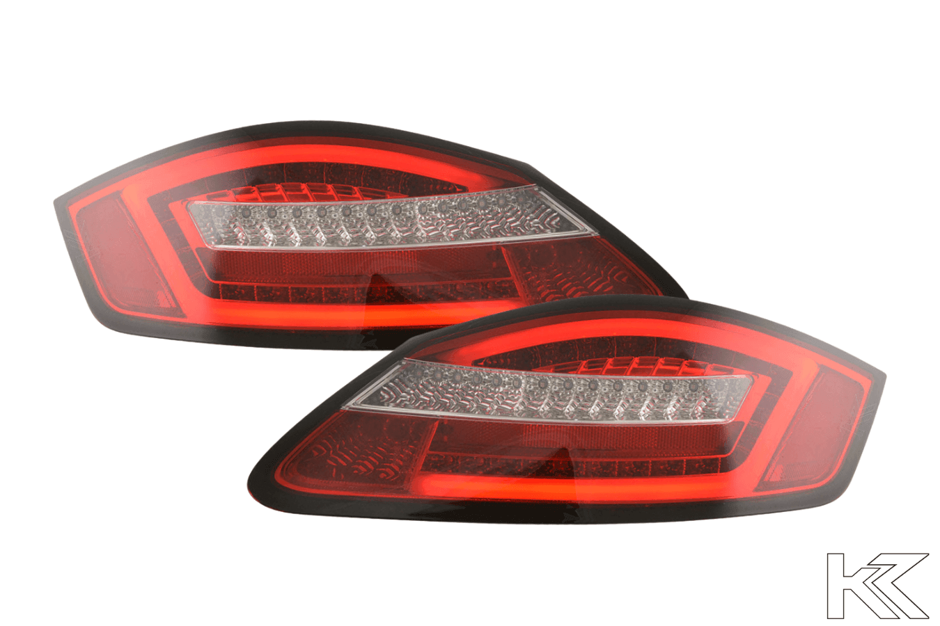 Porsche Boxster/Cayman Type (987) Red LED Tail Lights (2004-2009)