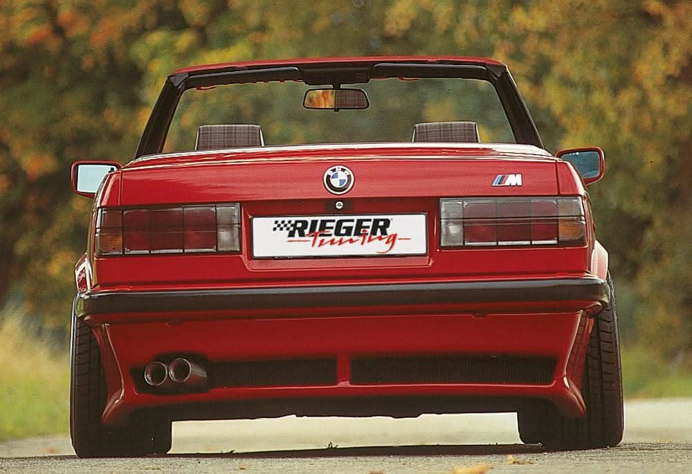 Rieger BMW E30 Convertible Pre-1987 Vented Rear Apron