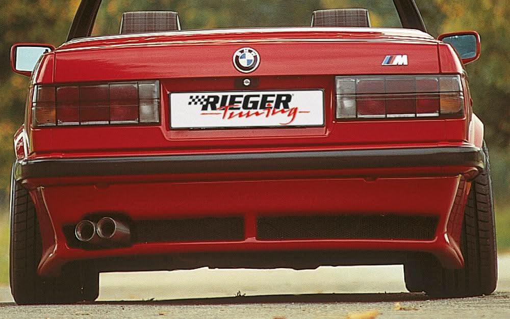 Rieger BMW E30 Convertible Pre-1987 Vented Rear Apron