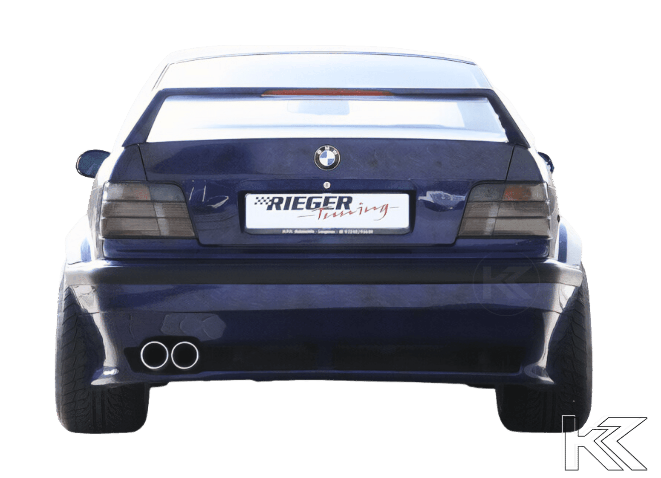 Rieger BMW E36 Sedan GT Wing wo/3rd Brake Light