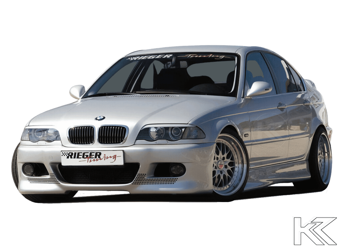 Rieger BMW E46 Pre-Facelift Sedan/Touring Front Bumper Type 1