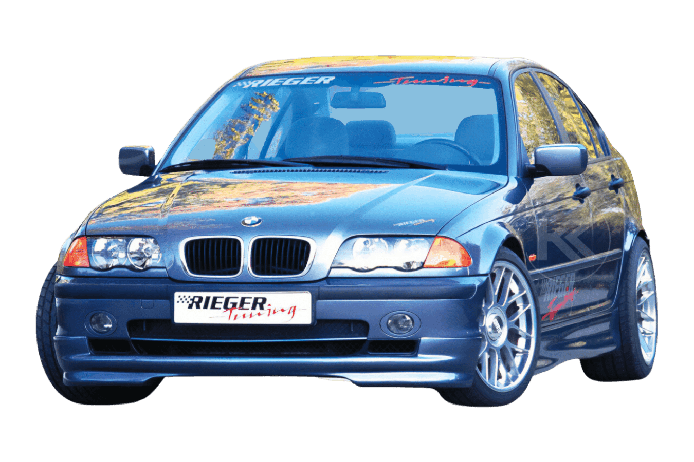 Rieger BMW E46 Sedan/Wagon Pre Facelift Front Lip V2