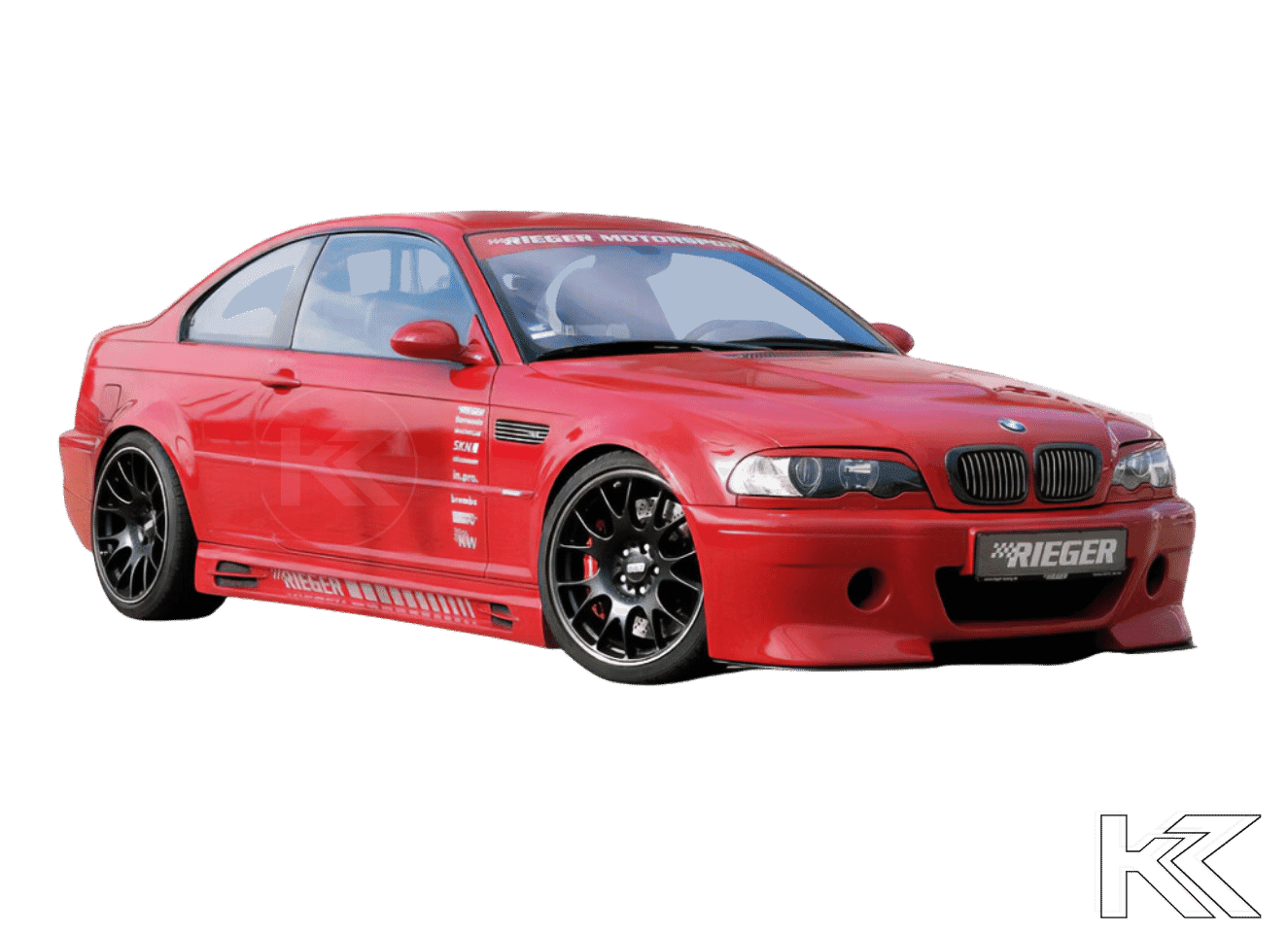 Rieger BMW E46 Splitter for CS-Look Front Bumper