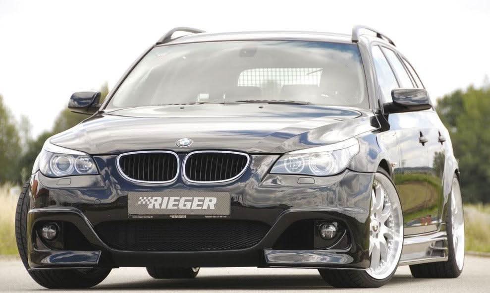 Rieger BMW E60 Facelift Sedan/Wagon Front Bumper - PDC