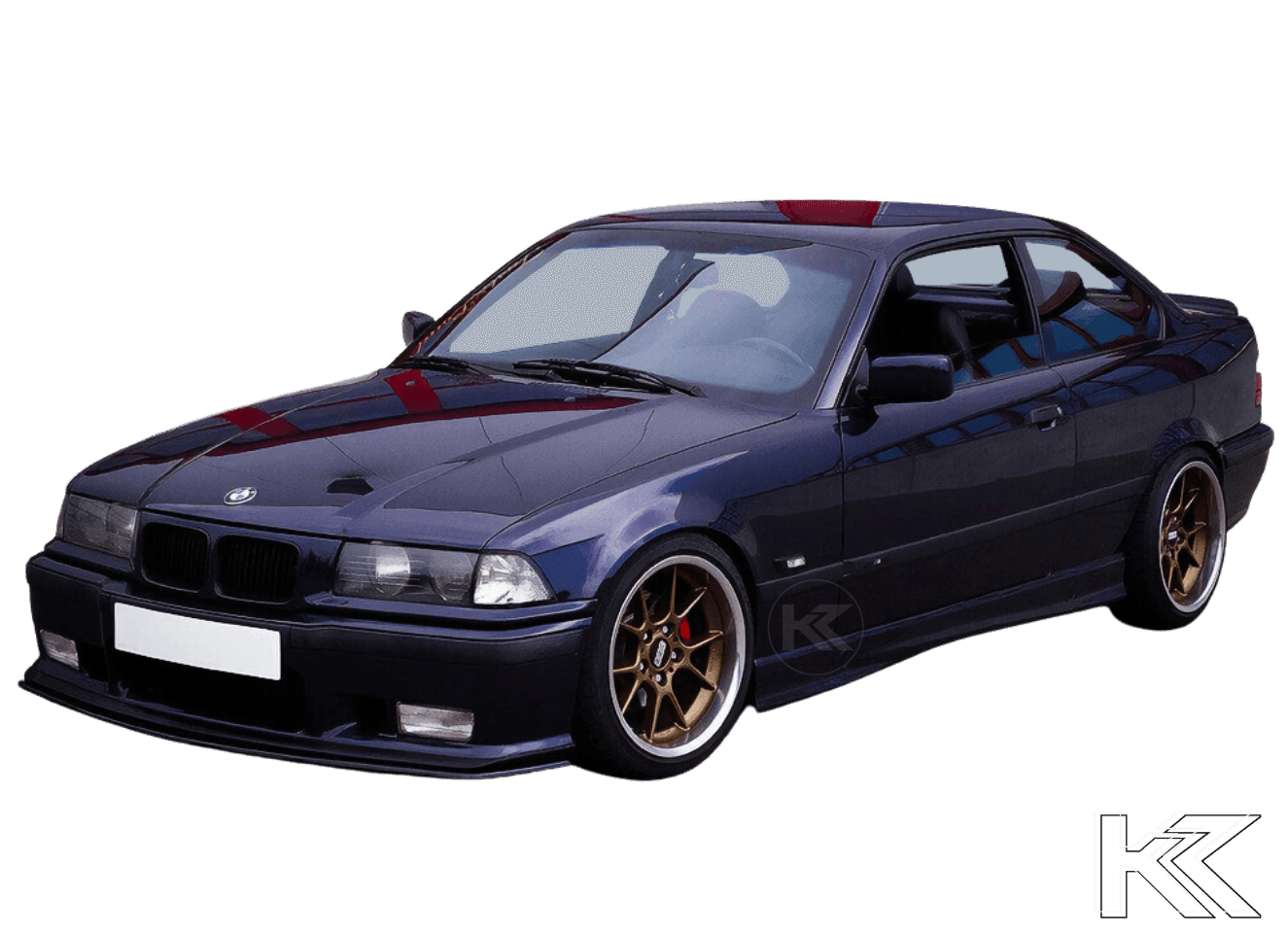 Rieger E36 Carbon Fiber Front Splitter for M3 Bumper