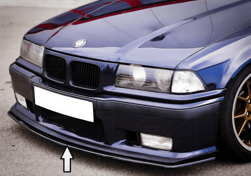 Rieger E36 Carbon Fiber Front Splitter for M3 Bumper