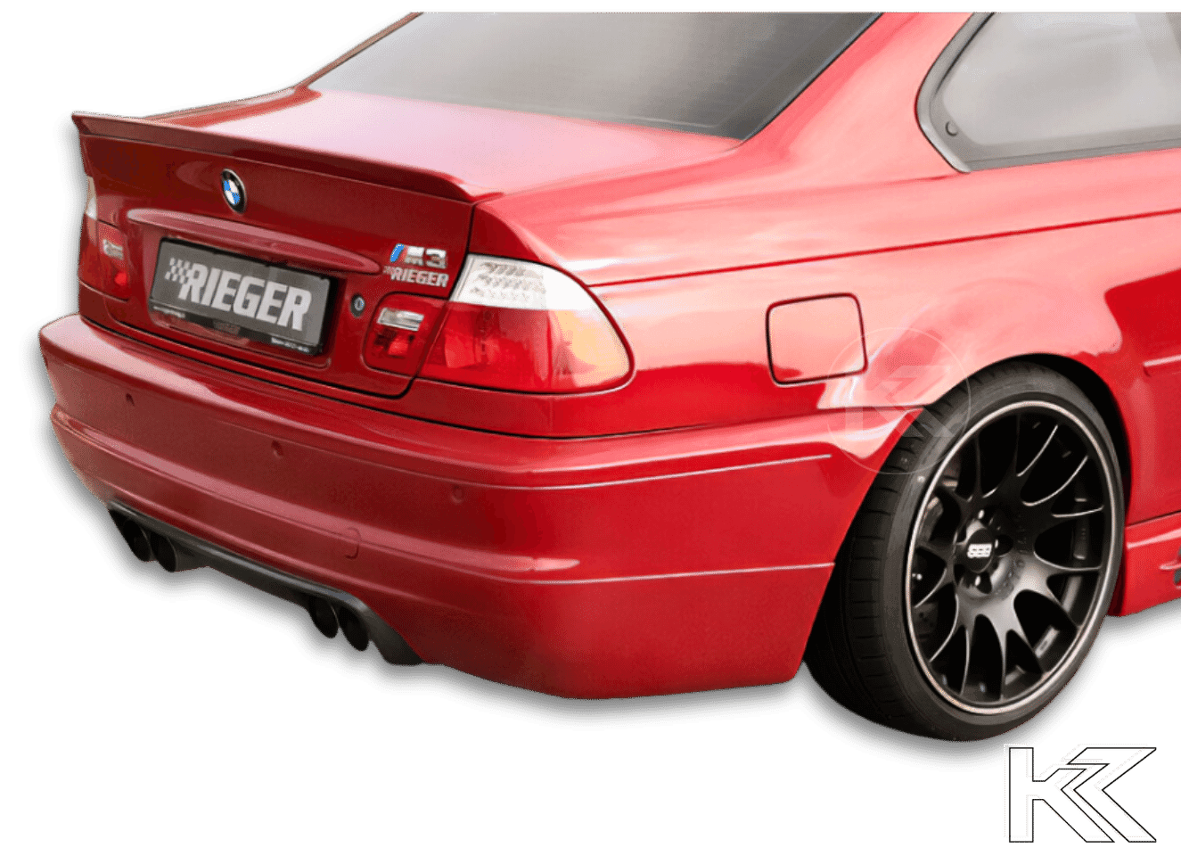 Rieger E46 Coupe Rear Flap Spoiler