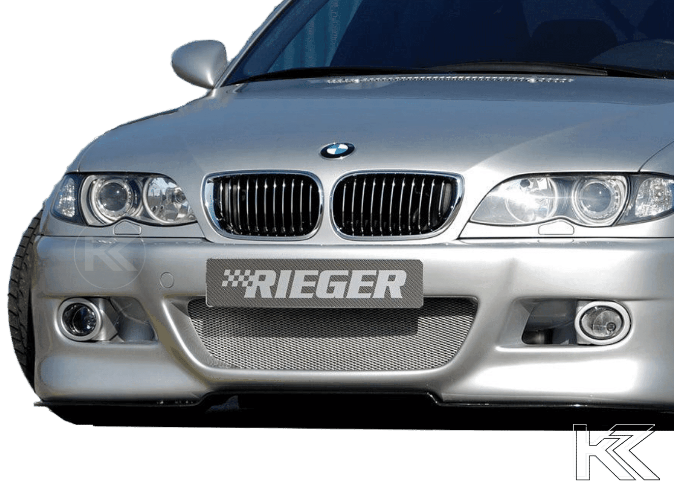 Rieger E46 Facelift Sedan/Touring Front Bumper w/Fog Holders