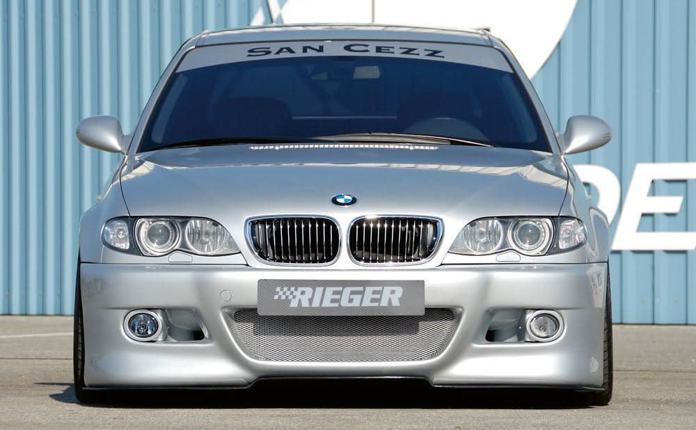Rieger E46 Facelift Sedan/Touring Front Bumper w/Fog Holders