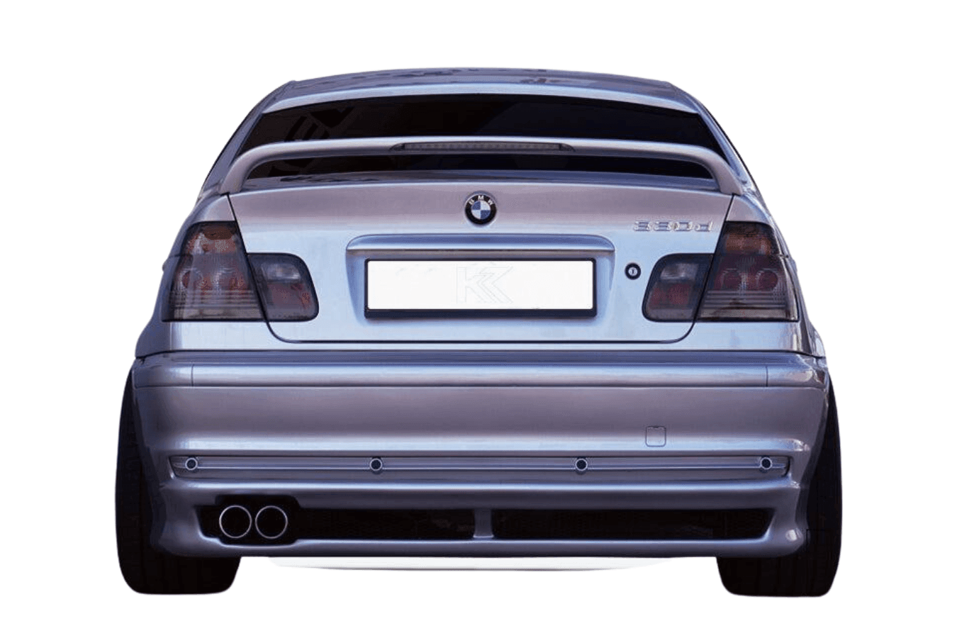 Rieger E46 Sedan Rear Skirt Extension V2
