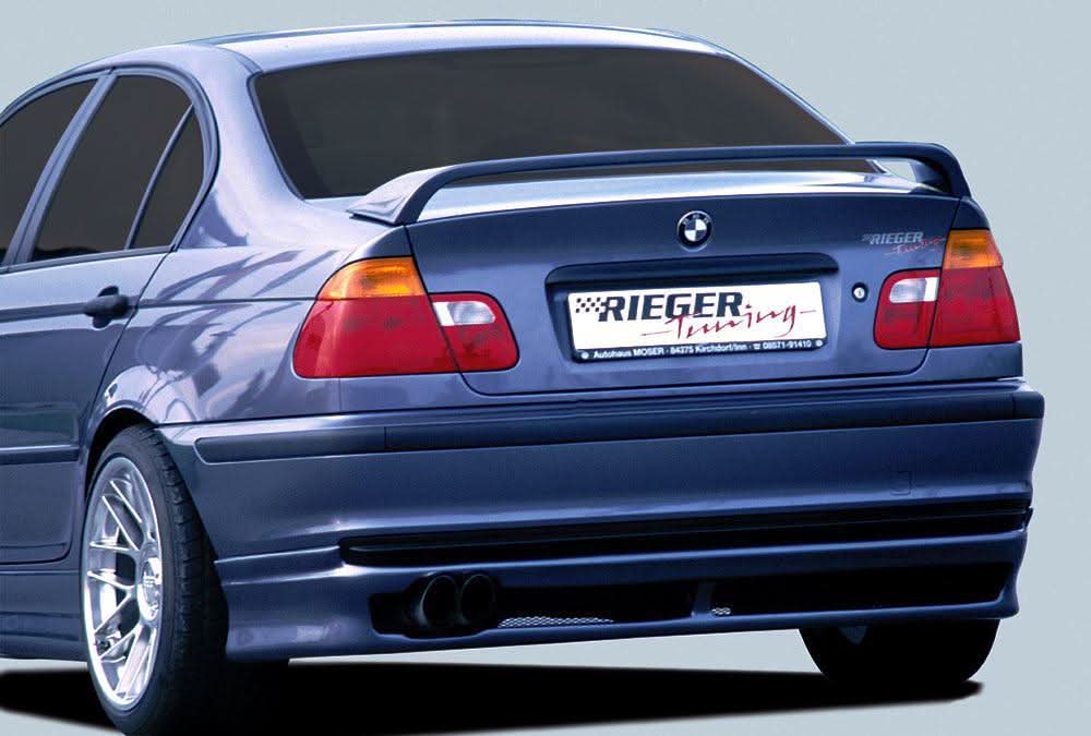 Rieger E46 Sedan Rear Skirt Extension V2