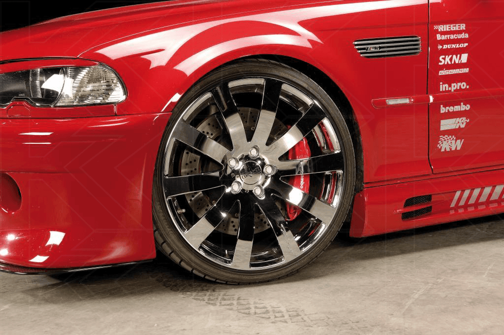 Rieger E46 Side Skirts - Vented Type 1