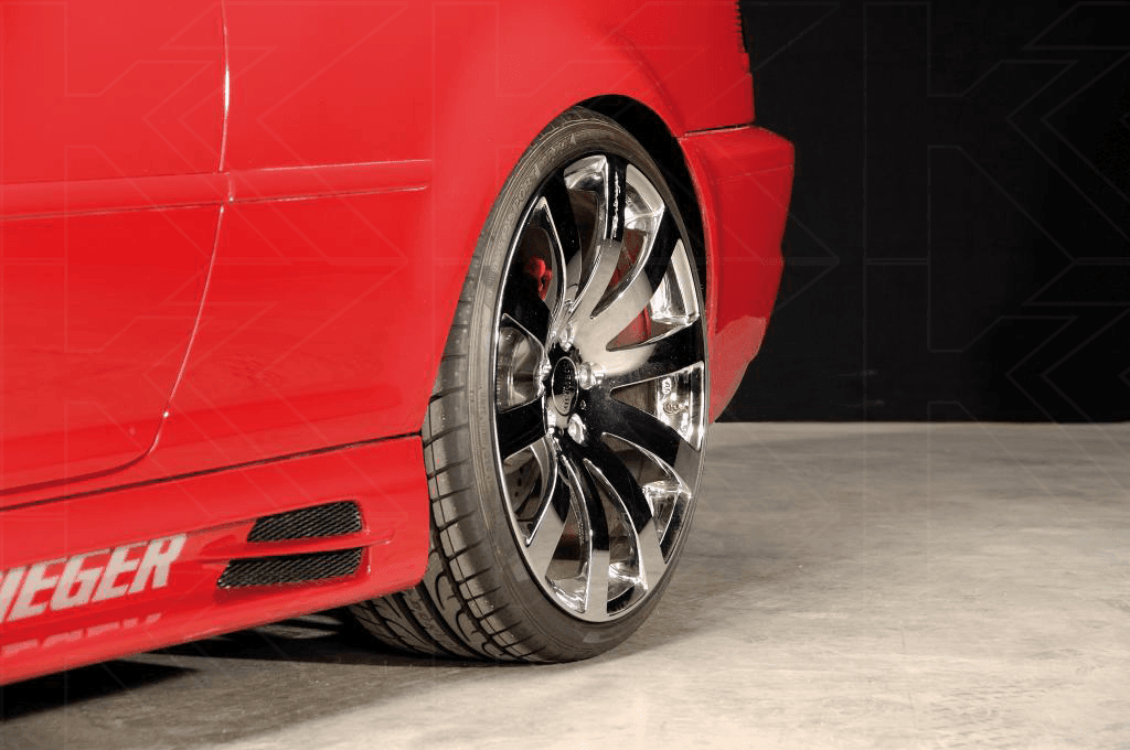 Rieger E46 Side Skirts - Vented Type 1