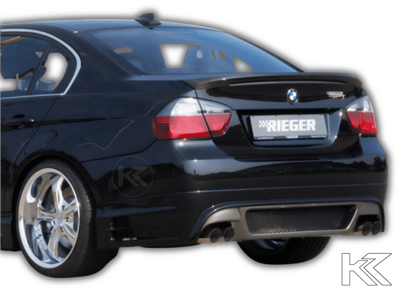 Rieger E90/91 Rear Skirt Extension