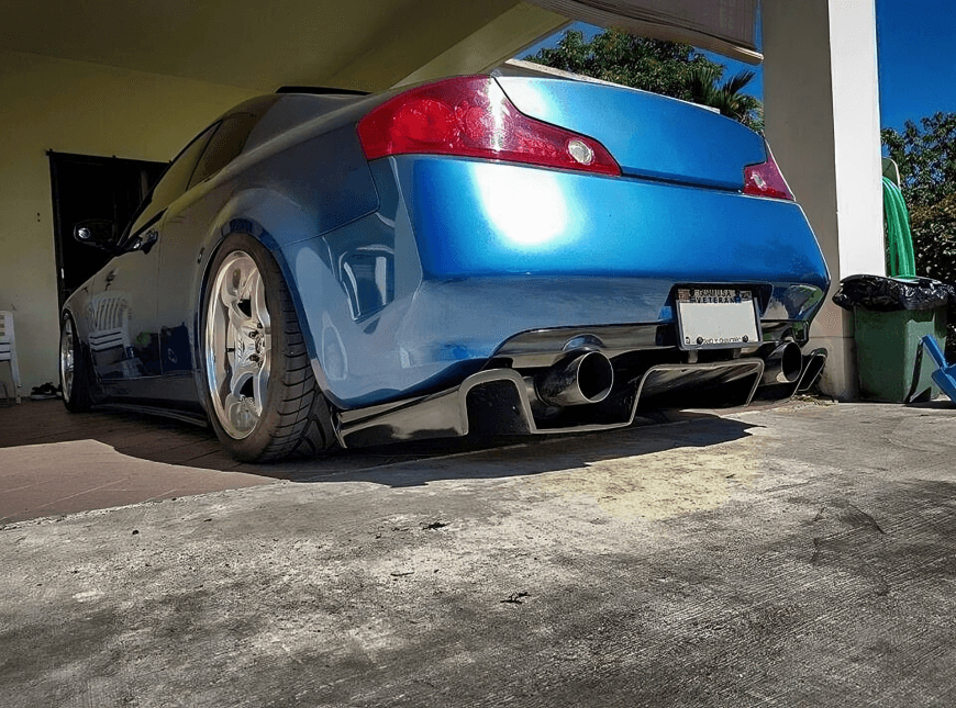 Infiniti V35 G35 MaxStyle V2 Rear Diffuser (2003 - 2006)