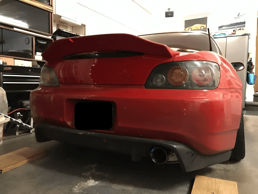 Honda S2000 AP1/AP2 Black Hyper Duck Tail Trunk Spoiler (1999 - 2009)