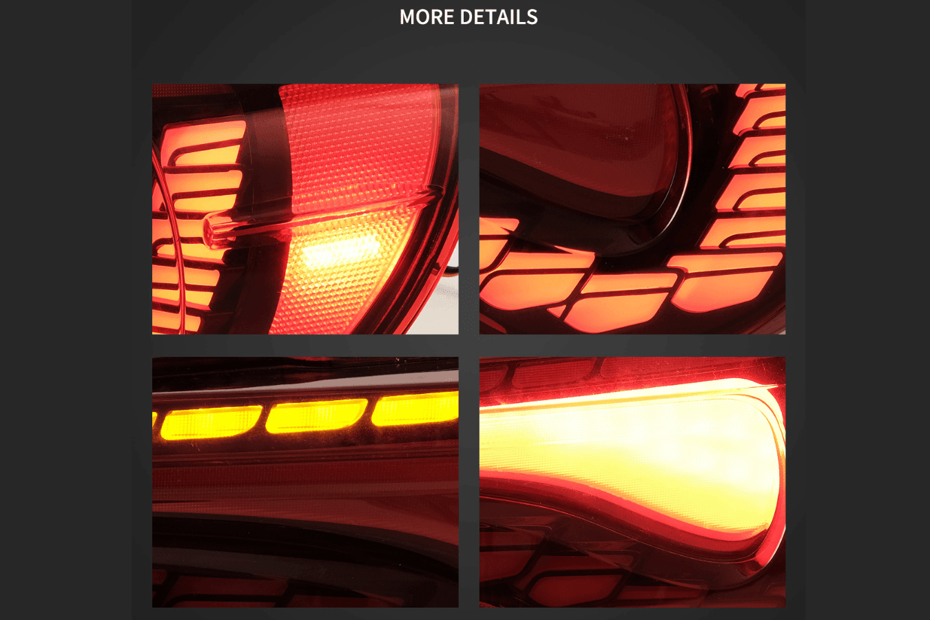 Scion FR-S Subaru BRZ Toyota 86 GT86 FT86 GTS Style LED Tail Lights (2012-2020)