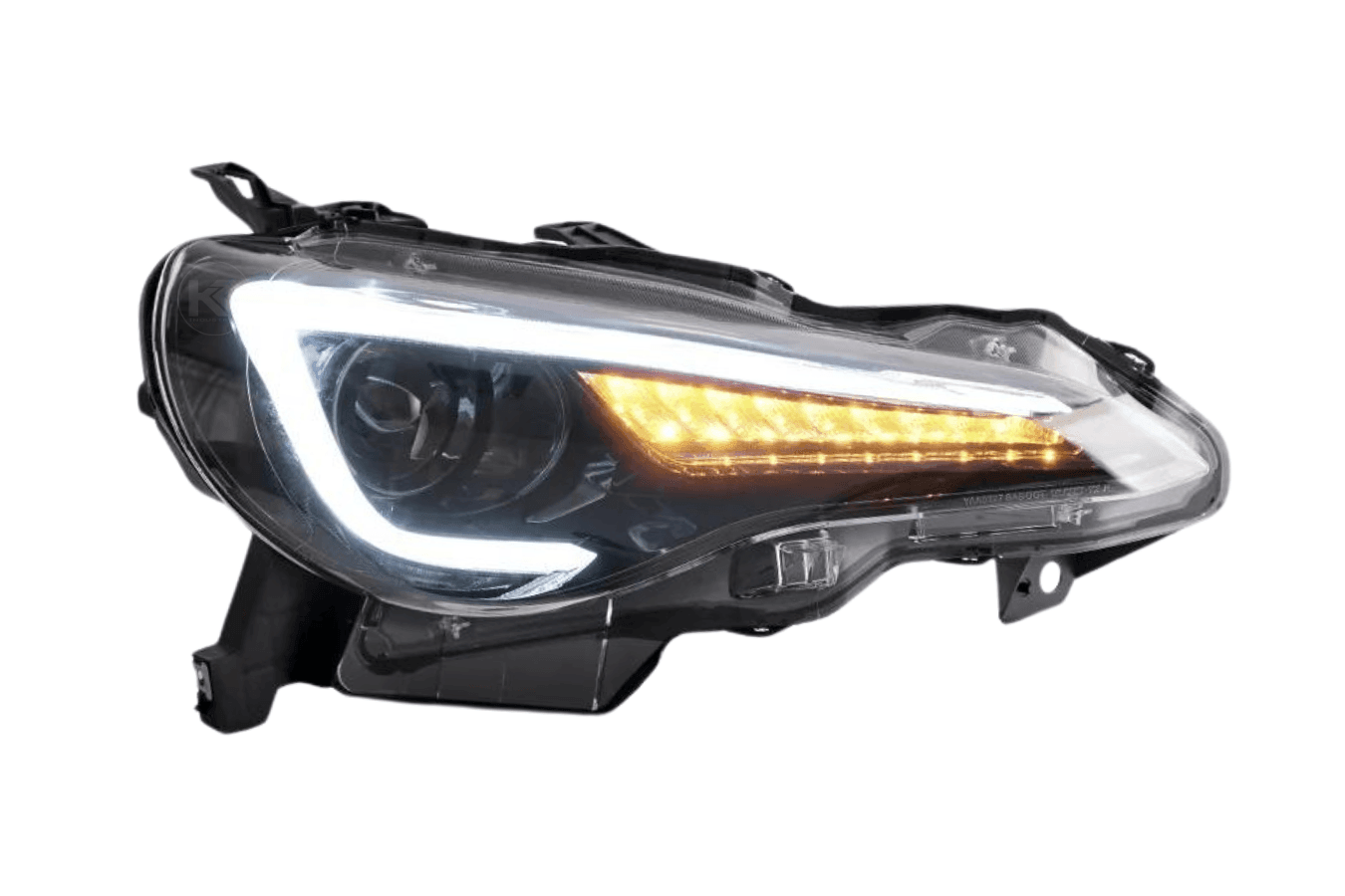 Scion FR-S Subaru BRZ Toyota GT86 1st Gen (ZN6/ZC6) Black Dual Beam Projector Headlights (2012-2021)