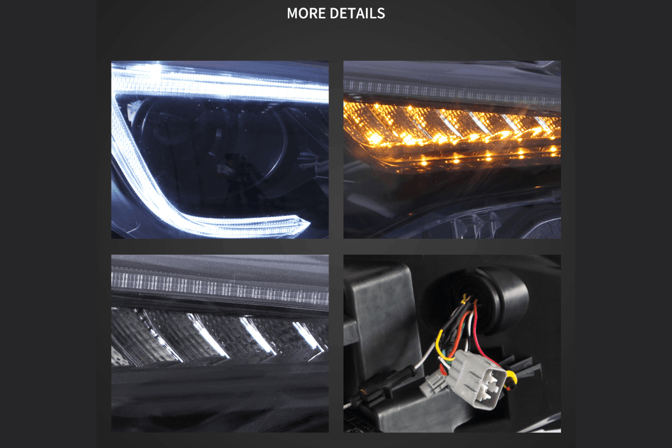 Scion FR-S Subaru BRZ Toyota GT86 1st Gen (ZN6/ZC6) Black Dual Beam Projector Headlights (2012-2021)