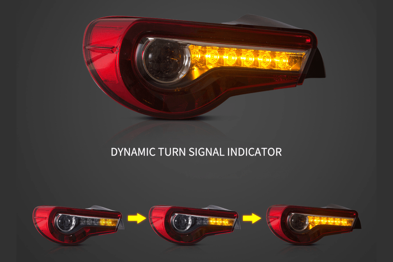 Scion FR-S Subaru BRZ Toyota GT86 1st Gen (ZN6/ZC6) LED Tail Lights Upgrade (2012-2021)