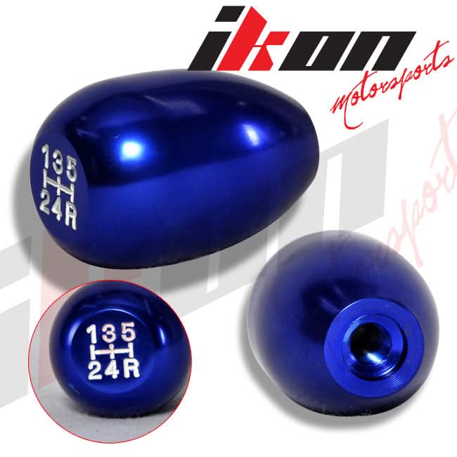 Blue M8X1.25MM MT T-R Gear Racing Shift Knob Screw On 5 Five Speed SPD