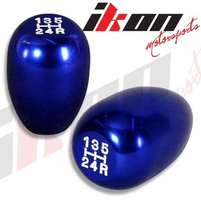 Blue M12X1.75MM Thread MT Manual T-R Gear Racing Shift Knob 5 Speed
