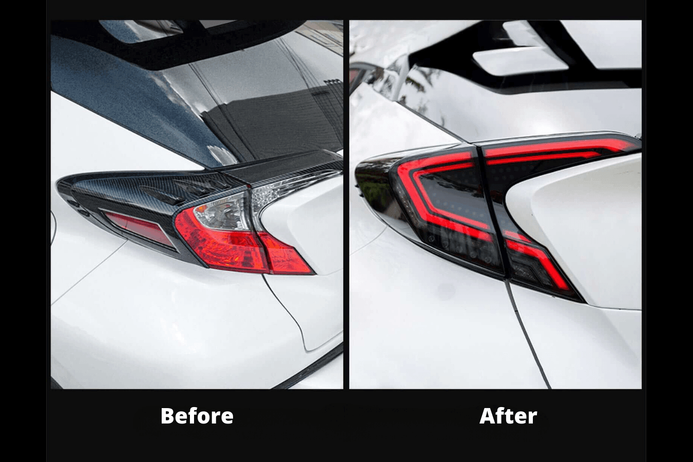Toyota CHR / C-HR Smoked Full LED Tail Lights (2018-2020)