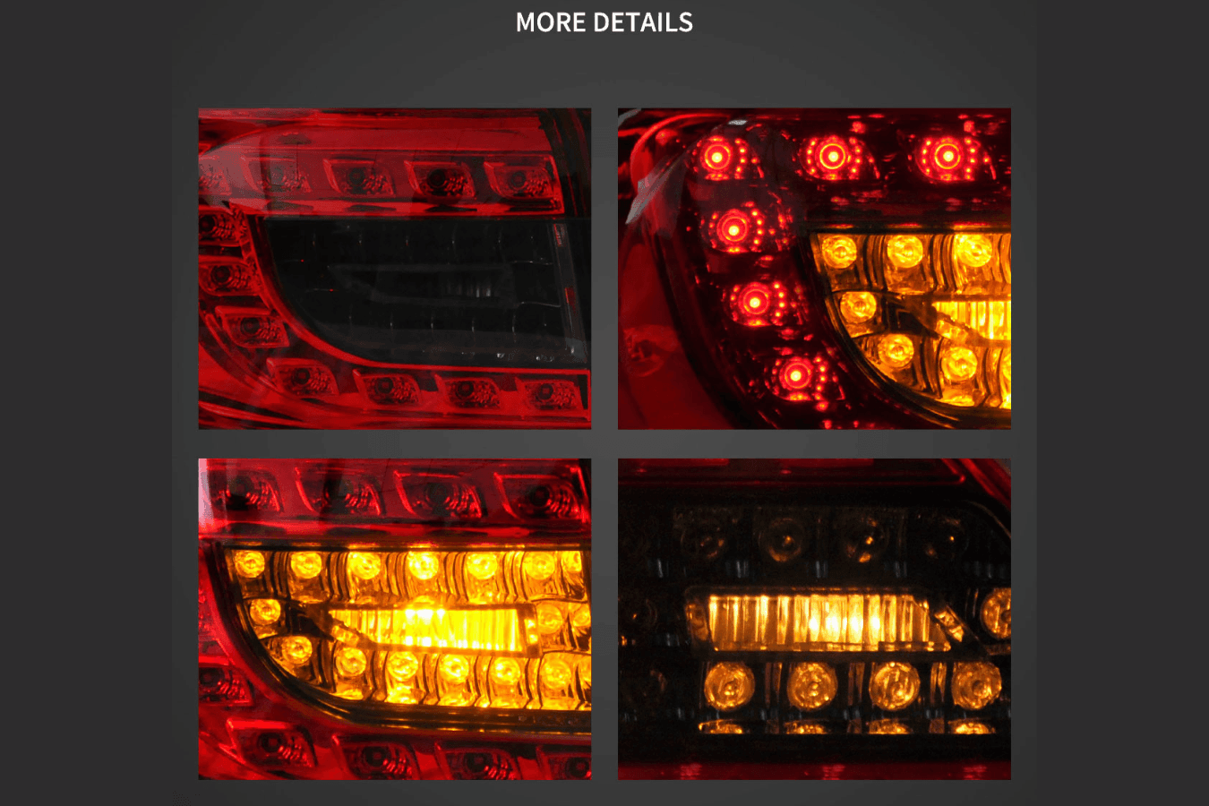 Toyota Corolla 10th Gen (E140 Wide-Body) Facelift LED Tail Lights (2011 - 2013)