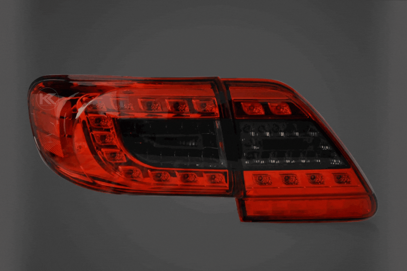 Toyota Corolla 10th Gen (E140 Wide-Body) Facelift LED Tail Lights (2011 - 2013)