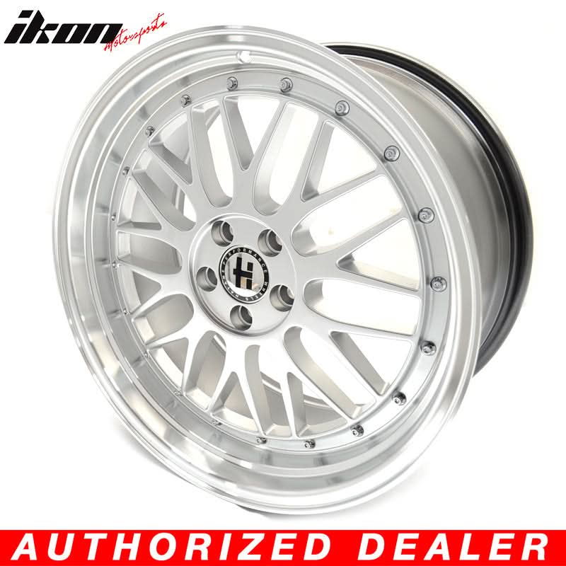Universal 18x9In 5x100 Hyper Silver Hayame Performance Wheel Rims