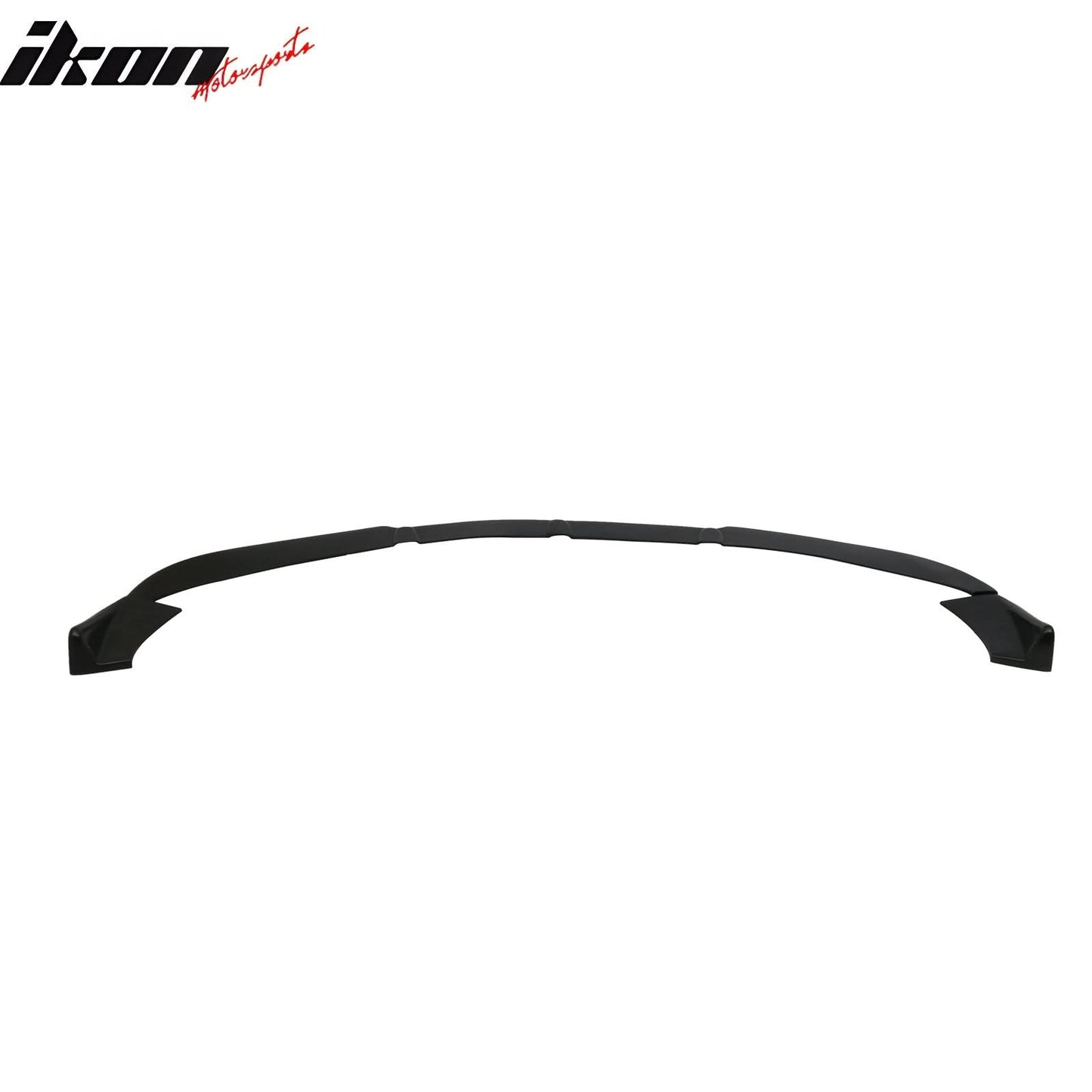 For Universal Black Front Bumper Lip Protector PU Spoiler Air Dam 3PC