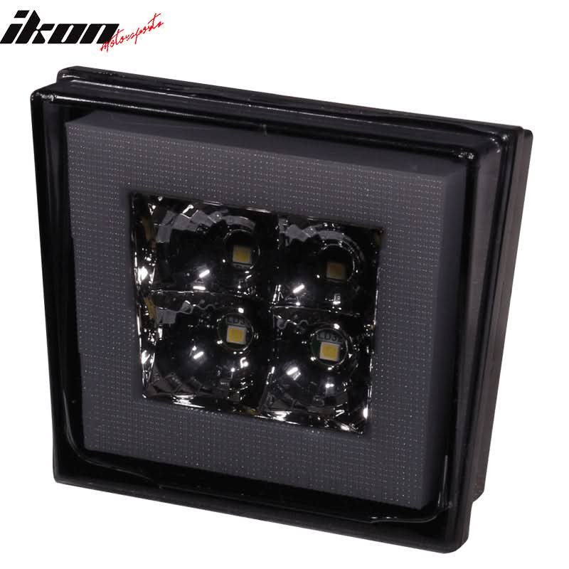 Universa Square Smoke LED Rear Tail Third 3RD Brake Lights