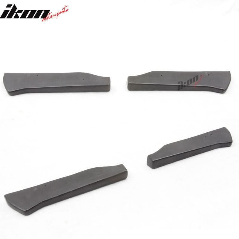 12.5" x 2.5" Universal GT Style Rear Bumper Lip Spats Splitters PU