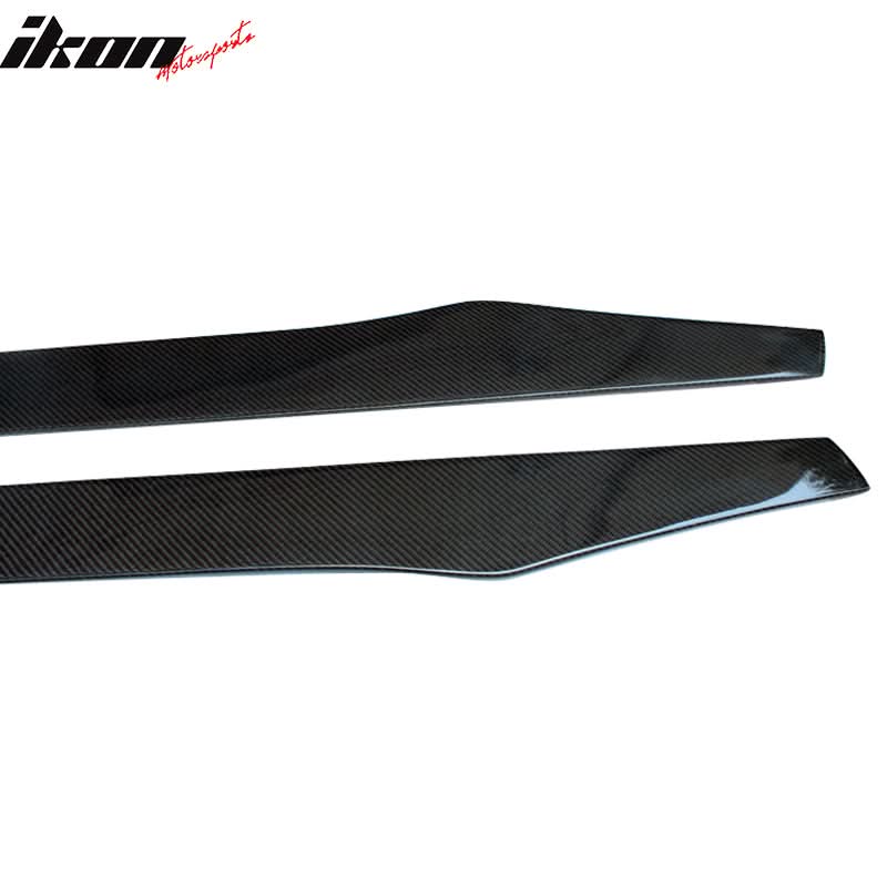 2014-2020 BMW 4 Series F32 CF Flat Bottom Line Side Skirt Extension