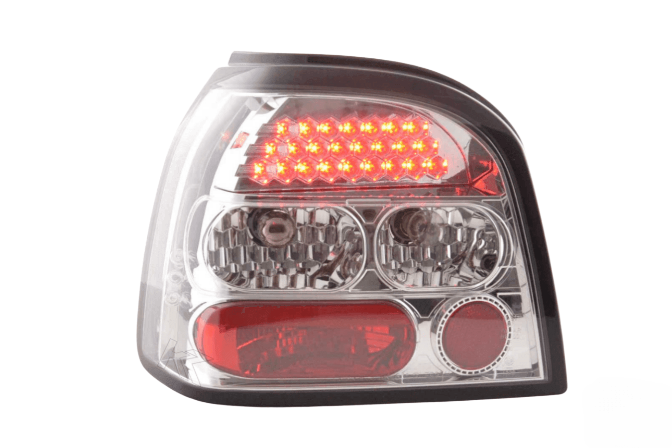 Volkswagen Golf 3 1HXO Chrome Clear LED Taillights Set (1992 - 1997)