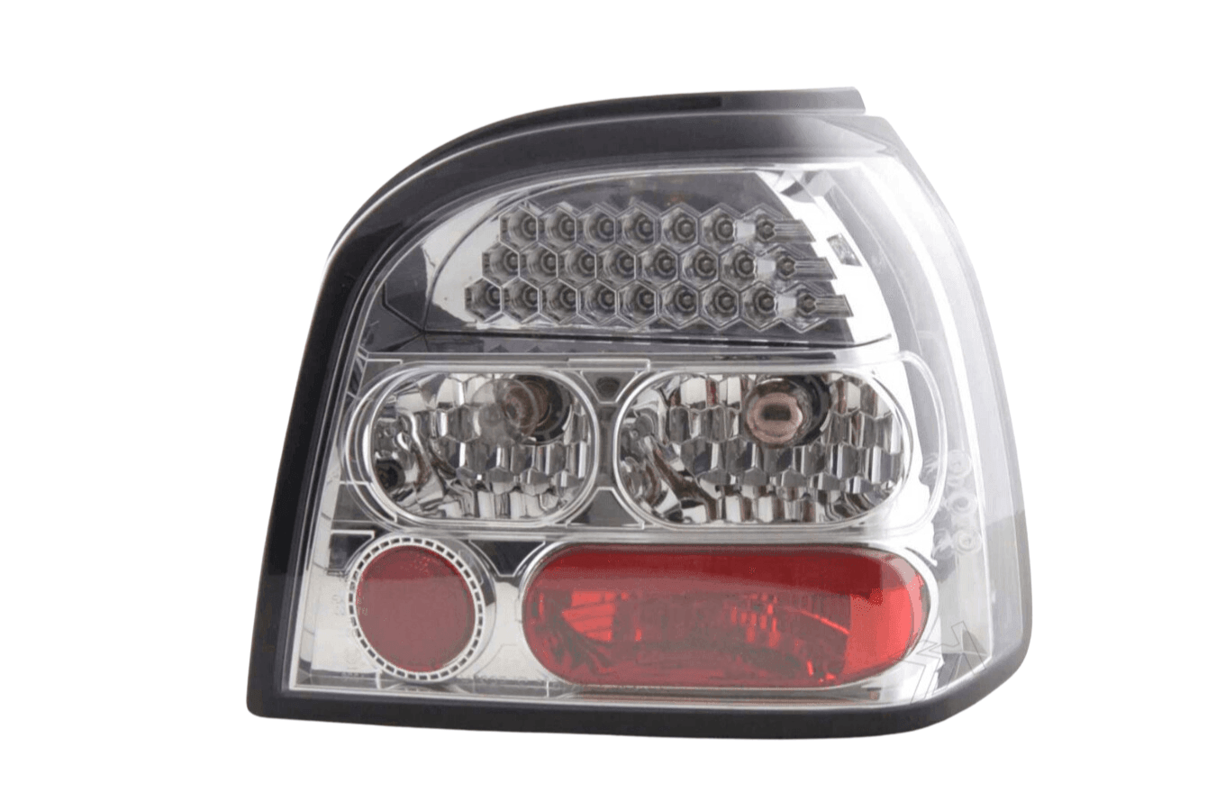 Volkswagen Golf 3 1HXO Chrome Clear LED Taillights Set (1992 - 1997)