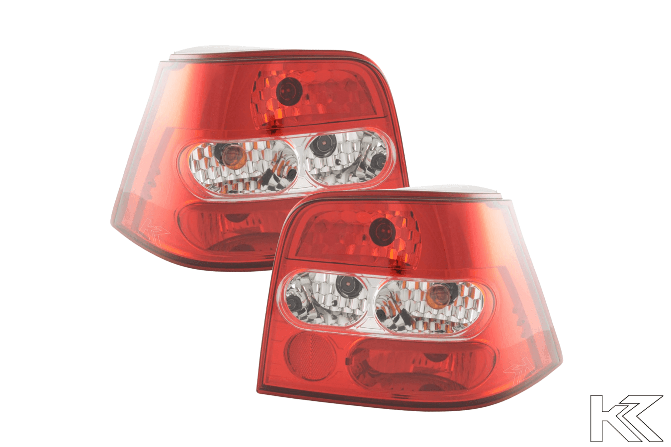 Volkswagen Golf 4 Red LED Taillights Set (1998 - 2002)