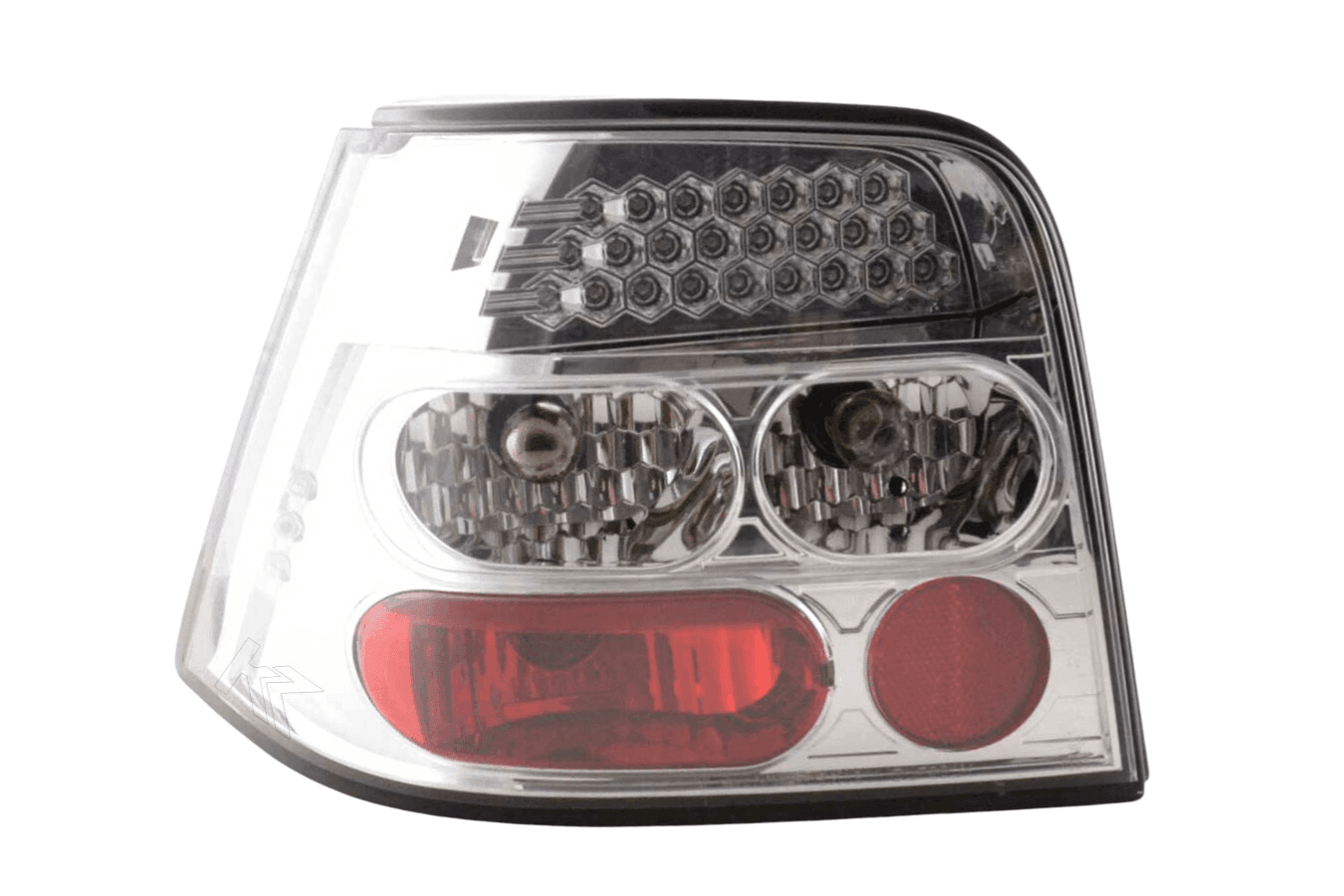 Volkswagen Golf 4 Type 1J Chrome Clear LED Taillights Set (1998 - 2002)