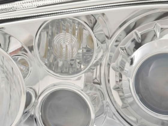 Volkswagen Golf 4 Type 1J Chrome Headlight Set (1998-2003)