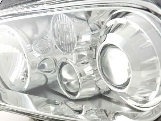 Volkswagen Golf 4 Type 1J Chrome Headlight Set (1998-2003)