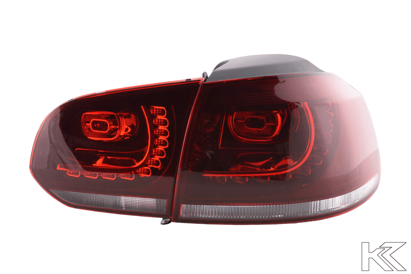 Volkswagen Golf 6 R Style Red LED Taillights Set (2008-2014)