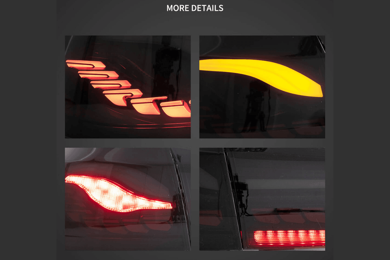 Volkswagen Golf MK6 Smoke and Red Dynamic Lighting OLED Taillights (2008 - 2014)