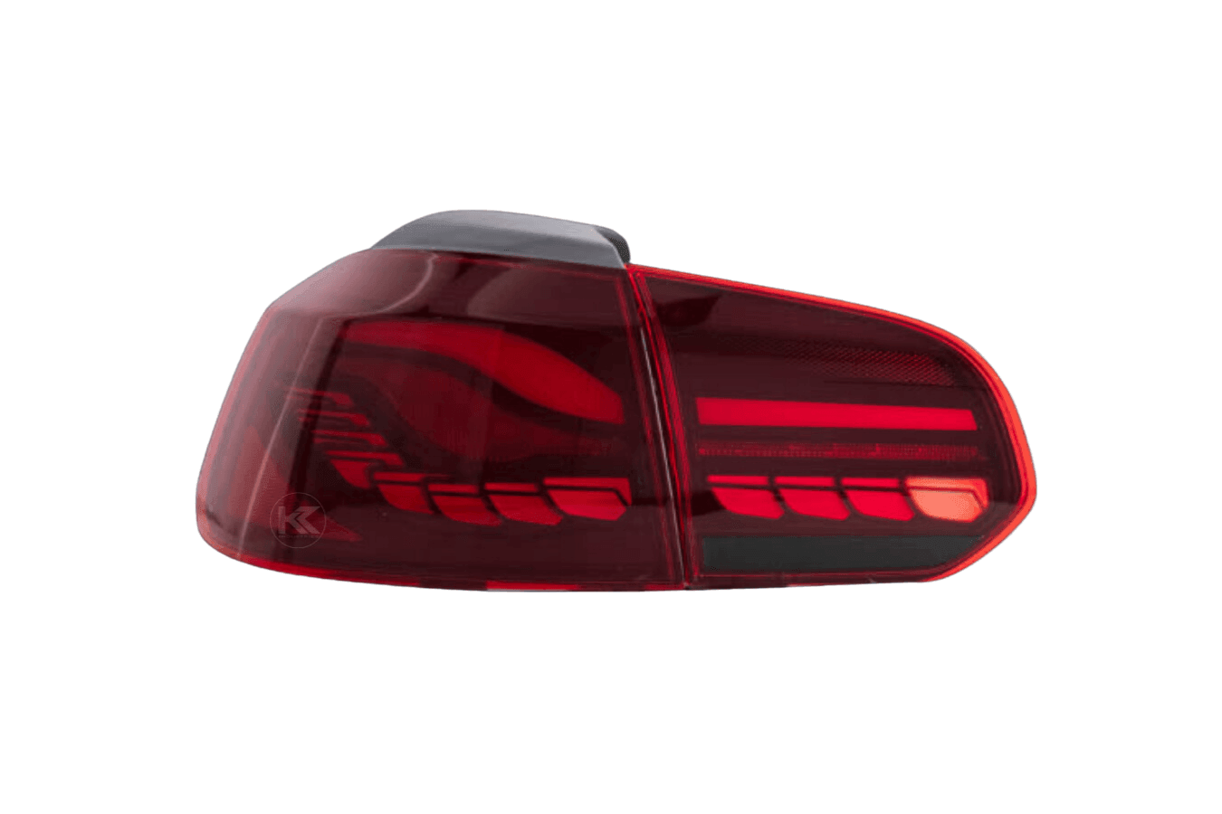 Volkswagen Golf MK6 Smoke and Red Dynamic Lighting OLED Taillights (2008 - 2014)